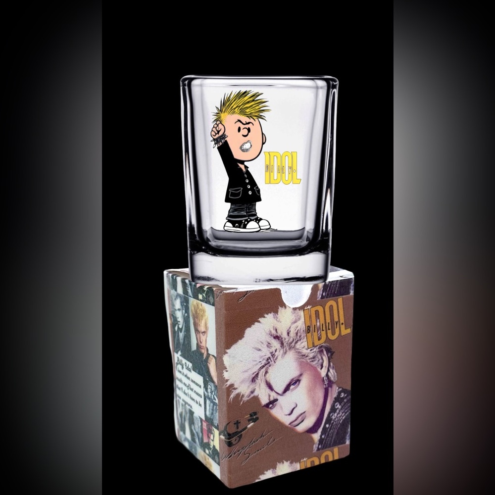 Classic Rock Musicians/PEANUTS Character SHOT Glass/Gift Box!